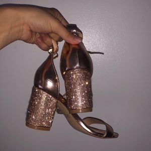 rose gold heels